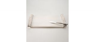 tray with knife price $ 118 00 color platinum quantity 1 2 3 4 5