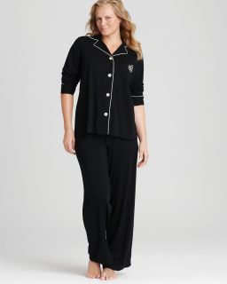 knits classic pj set price $ 84 00 color black size 1x quantity 1 2