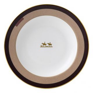 wedgwood equestria rimmed soup plate price $ 105 00 color burgandy tan