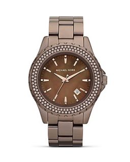 Michael Kors Espresso Blair Glitz Watch, 41.5mm