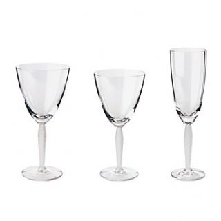 lalique louvre stemware $ 140 00 these exquisite crystal stems with