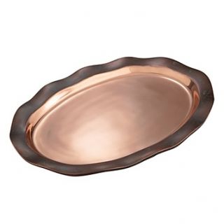 nambe copper canyon oval platter price $ 175 00 color copper quantity