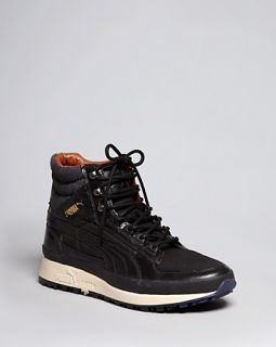 puma montapon luxe high top sneakers price $ 180 00 color black size