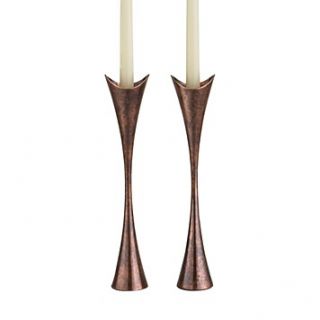 nambe heritage curve candlesticks price $ 125 00 color bronze quantity