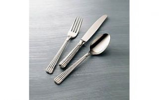 christofle osiris stainless flatware $ 130 00 $ 206 00 with a
