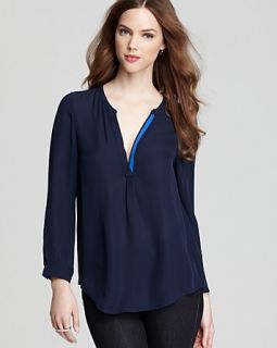 joie blouse peterson matte silk price $ 208 00 color dark navy size