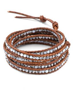 brown beaded bracelet price $ 170 00 color natural brown quantity 1 2
