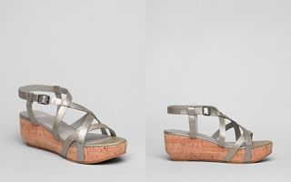 Eileen Fisher Platform Wedge Sandals   Array Cork_2