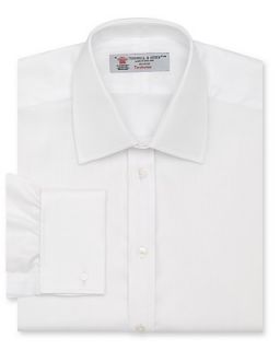 Turnbull & Asser Texture Solid Dress Shirt   Contemporary Fit