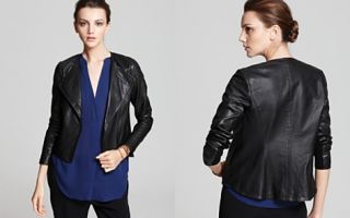 Vince Jacket  Asymmetric Crew Vintage Leather_2