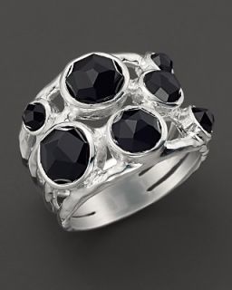 Ippolita Onyx Constellation Ring Set In Sterling Silver