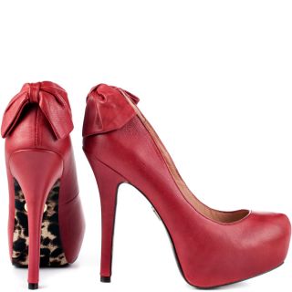 Betsey Johnsons Red Nevaeh   Red Leather for 129.99
