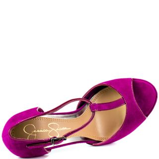 Jessica Simpsons Pink Bansi   Jazzberry Suede for 89.99