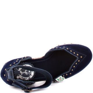 Miss L Fires Blue Masquerade   Navy for 129.99