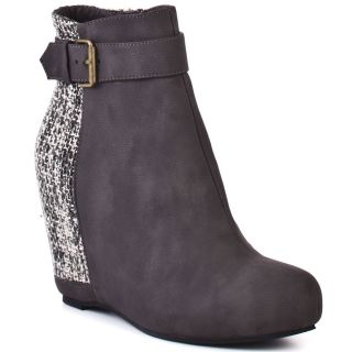Grey Leather Upper Ankle Boots   Grey Leather Upper