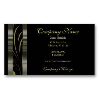 satin ribbons business card by jade426 see other custom business cards