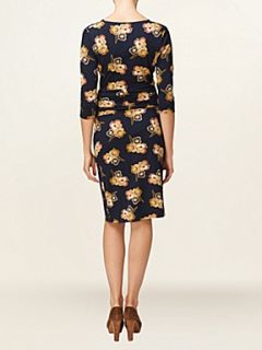 Phase Eight Holly floral print dress Navy   