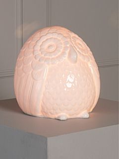 Linea Pippy the owl porcelain table lamp   