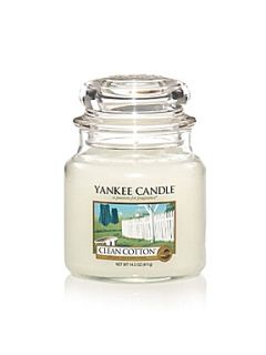 Yankee Candle Medium clean cotton housewarmer candle   