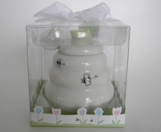 Kate Aspen Sweet as Can Bee Honey Pot with Dipper Beehive Shaped