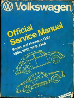 1966 1967 1968 1969 Volkswagen Beetle Karmann Ghia VW Bentley Service