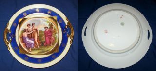 Vintage Angelica Kauffmann Cabinet Table Centre Plate