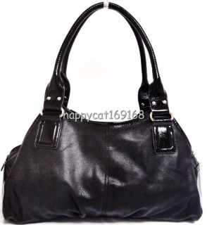 Kathy Van Zeeland Spotlight III Swagger Satchel Handbag Black KVZ 4470