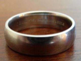 Scott Kay Mens Platinum 6mm P950 Wedding Band Ring Size 9 5