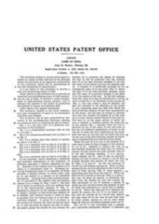 US Patent Office Baffle Ball Gottlieb Keeney Pinball