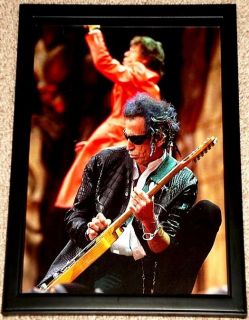 Keith Richards Rolling Stones Framed Concert Portrait