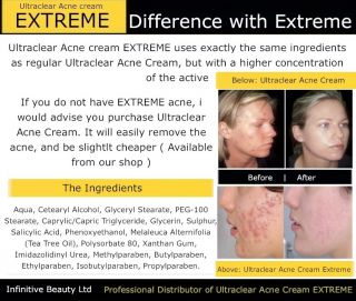 New Ultra Clear Extreme Anti Acne Blackhead Spot Pimple Face Care