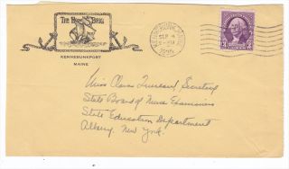 Kennebunkport Maine 1935 The Bon Brig Advertising Cover