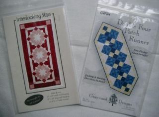 Table Runner Patterns 2 for The Price of 1