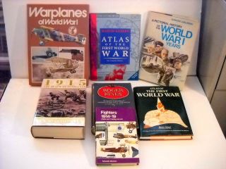 WWI Books Geography History War Planes Illustrated