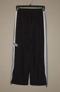 Boys Nike Black Lined Athletic Pants Size Small 8 Gym School Sports