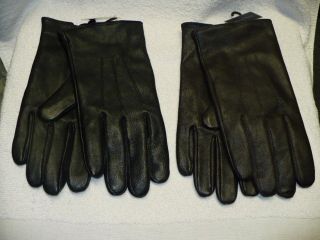 Kenneth Roberts Platinum Soft Leather Mens Gloves Cashmere Lining