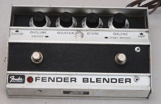 Vintage Fender Blender Guitar FX Pedal Cool Project