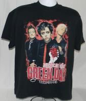 Green Day American Idiot Tour 2005 T Shirt Large Black Heart Grenade