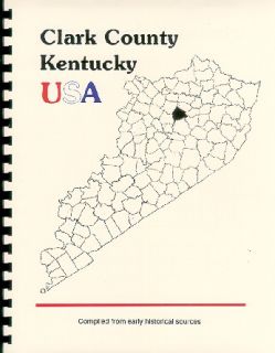 Clark County Kentucky Winchester Daniel Boone History Genealogy 3