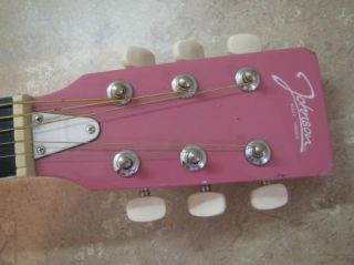 Johnson Acoustic Guitar Pink JG 100 PK Student Beginner