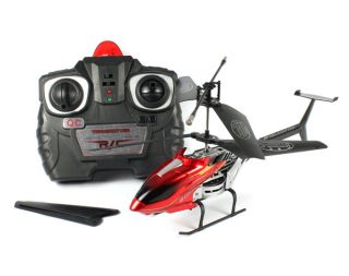 Channel IR RC Remote Control Helicopter With Gyro Kids Toy Gift RED