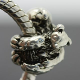 Koala Mum & Kid Sterling Silver European Charm Bead for Bracelet