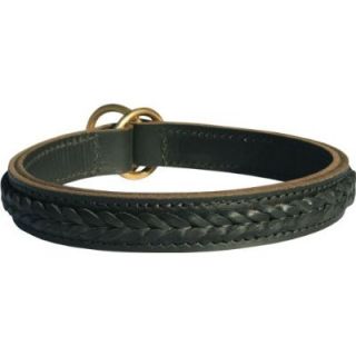 Double Ply Braided Leather Choke Dog Collar Dean Tyler