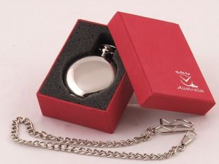 Loook Silver Plated Mirror Finish Pocket Watch Chain