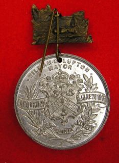 Original Vintage 1902 King Edward VII Coronation Medal