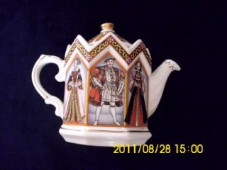 Sadler King Henry VIII and His Six Wives Teapot