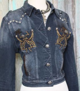 PERFECT WAY OUT WEST JEAN JACKET BY DOUBLE D RANCH STUDS AND MORE