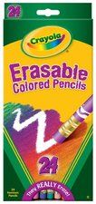 Crayola 24 Colors Count Erasable Colored Pencils