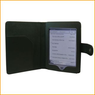 Black PU Leather Folio Carry Case for  Kindle Touch 3G 2011 E