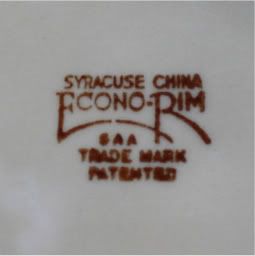 Vtg RARE Kinderhook Dutch Syracuse China Childs Plate